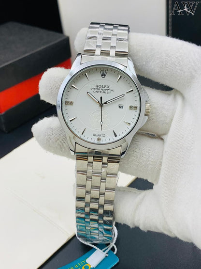 🕒 Rolex – Date Working | Push Lock | New Attractive Colours | Stylish Everyday Watch