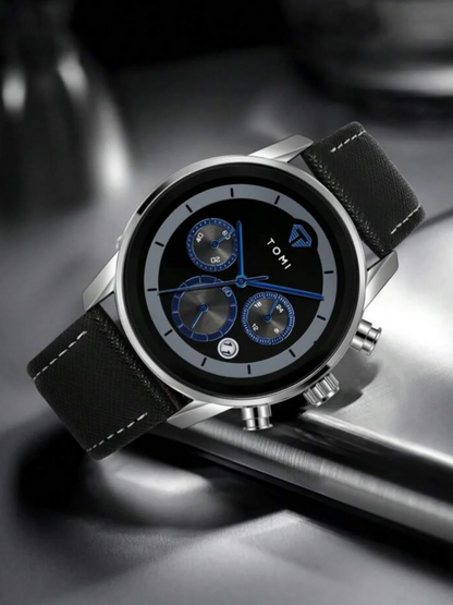 TOMI T-603 S6 Series Luxury Men’s Watch Gift Set with Cufflinks & Tie Pin