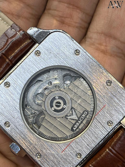 Abbaccino Moongraph Tank Automatic – Stylish Automatic Watch | New Arriva