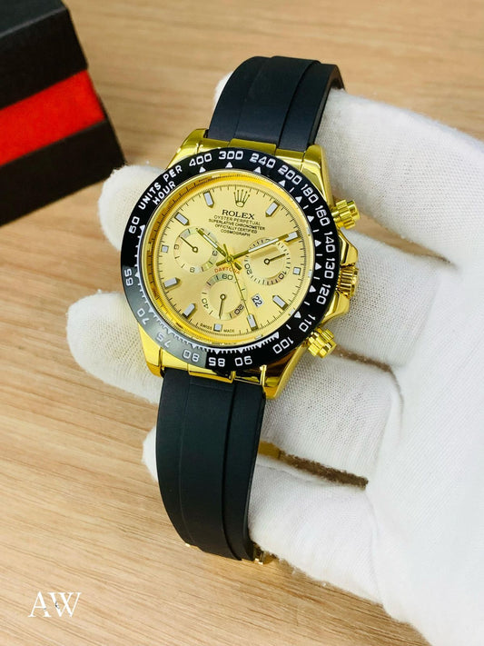 Rolex Daytona Style Watch – Date Display & Master Lock | New Arrival