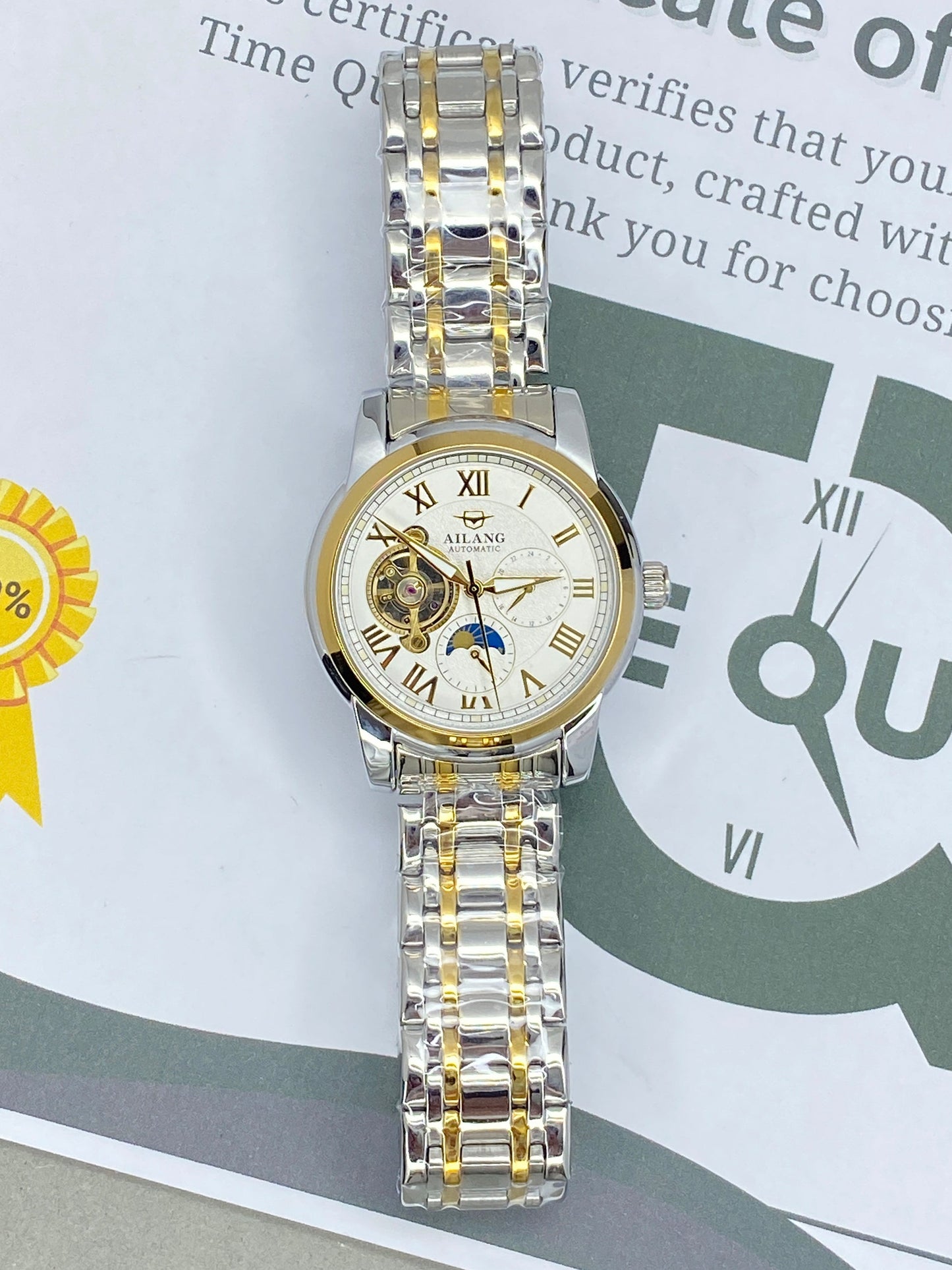 AILANG Automatic Mechanical Movement Premium Chain Watch for Men