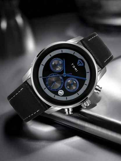 TOMI T-603 S6 Series Luxury Men’s Watch Gift Set with Cufflinks & Tie Pin