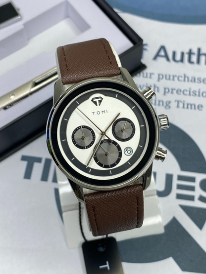 TOMI T-603 S6 Series Luxury Men’s Watch Gift Set with Cufflinks & Tie Pin