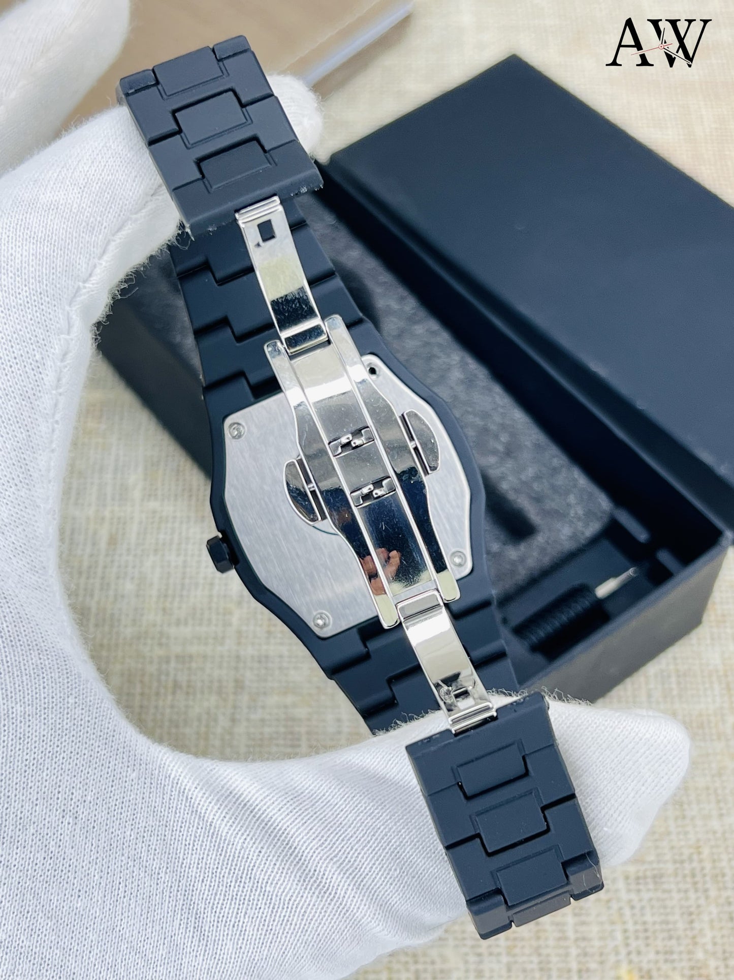 💥 Aura Fiber Original – Arabic Dial | Butterfly Lock | Box, Tool & Extra Cell Included | Dhamaka Offer