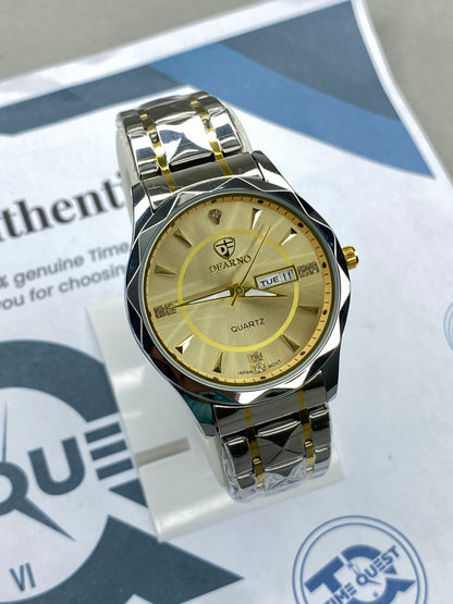 Dearno Prism Design Luxury Chain Watch for Men