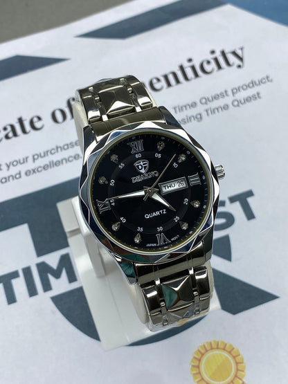 Dearno Prism Design Luxury Chain Watch for Men