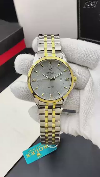 🕒 Rolex – Date Working | Push Lock | New Attractive Colours | Stylish Everyday Watch