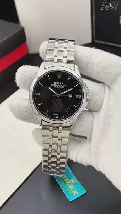 🕒 Rolex – Date Working | Push Lock | New Attractive Colours | Stylish Everyday Watch