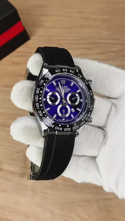 🏁 Rolex (Daytona) – Date Working | Silicone Strap | Master Lock | New Attractive Colours